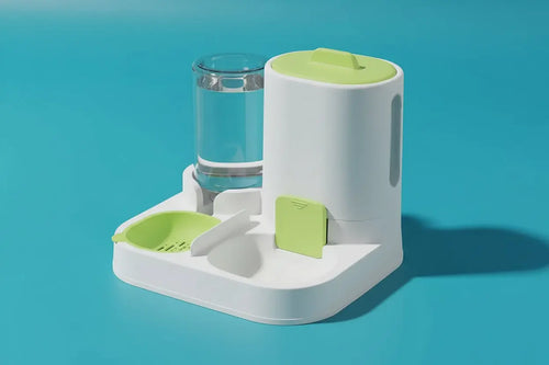 Distributeur automatique de nourriture et d'eau pour animaux de compagnie 2 en 1 APETA